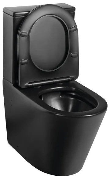 Sapho - WC combinat PACO, ceramică, negru