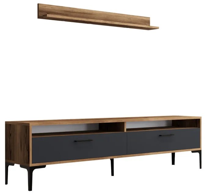 Comoda TV Istanbul - Walnut, Antracit