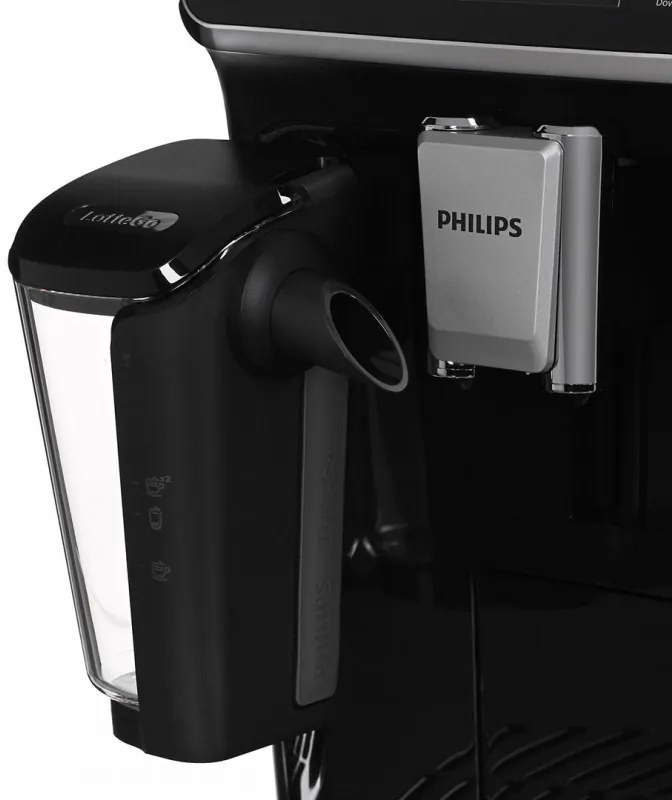 Espressor automat Philips EP5541/50 5500 LatteGo, 1500W, 15 bar, 1,8 L, Rasnita ceramica cu 12 treote, TFT, AquaClean, SilentBrew, AromaExtract, ExtraShot, Negru