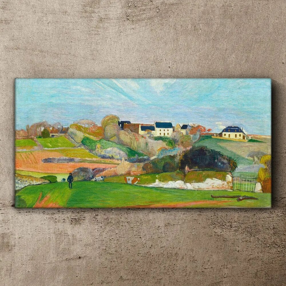 Tablou canvas Peisaj la Le Pouldu Gauguin
