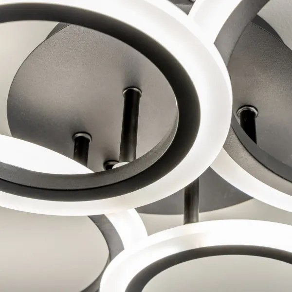 Lustră LED dimabilă aplicată Brilagi ORBITS LED/50W/230V 3000-6500K + telecomandă