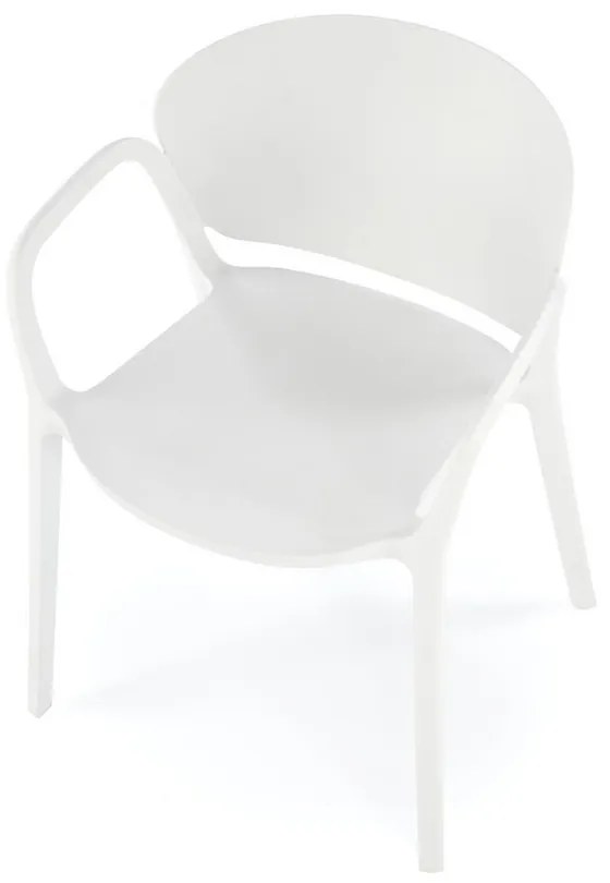 Scaun de bucaterie Layne, alb