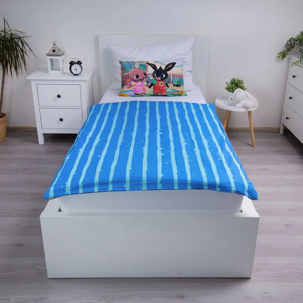 Lenjerie de pat pentru copii din bumbac pentru pătuț 100x135 cm Bing Bunny "Tower" – Jerry Fabrics