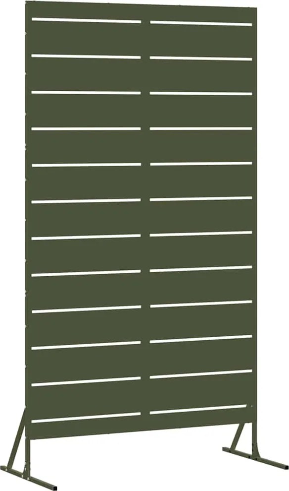 vidaXL Ecran de intimitate Oliv 100 x 50 x 180 cm Oțel