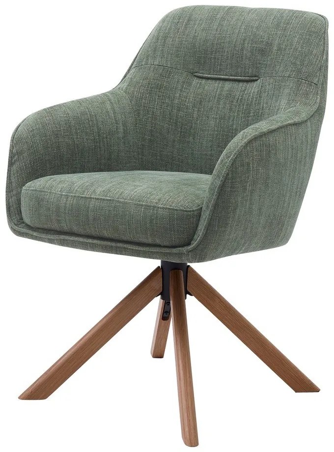 Set de scaune de sufragerie verde 2 buc. tapițat Avola – Unique Furniture