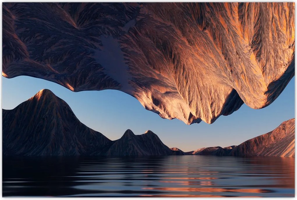 Tablou - Faleze 3D (90x60 cm)