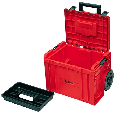 QBRICK SYSTEM PRO Cart 2.0 Red Ultra HD - Cutie de scule cu roți