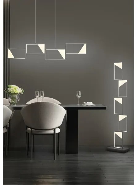 Lustră LED aplicată dimabilă CAFU 4xLED/7W/230V Trio