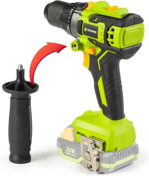 Fieldmann - Bormașină cu percuție pe acumulator 20V