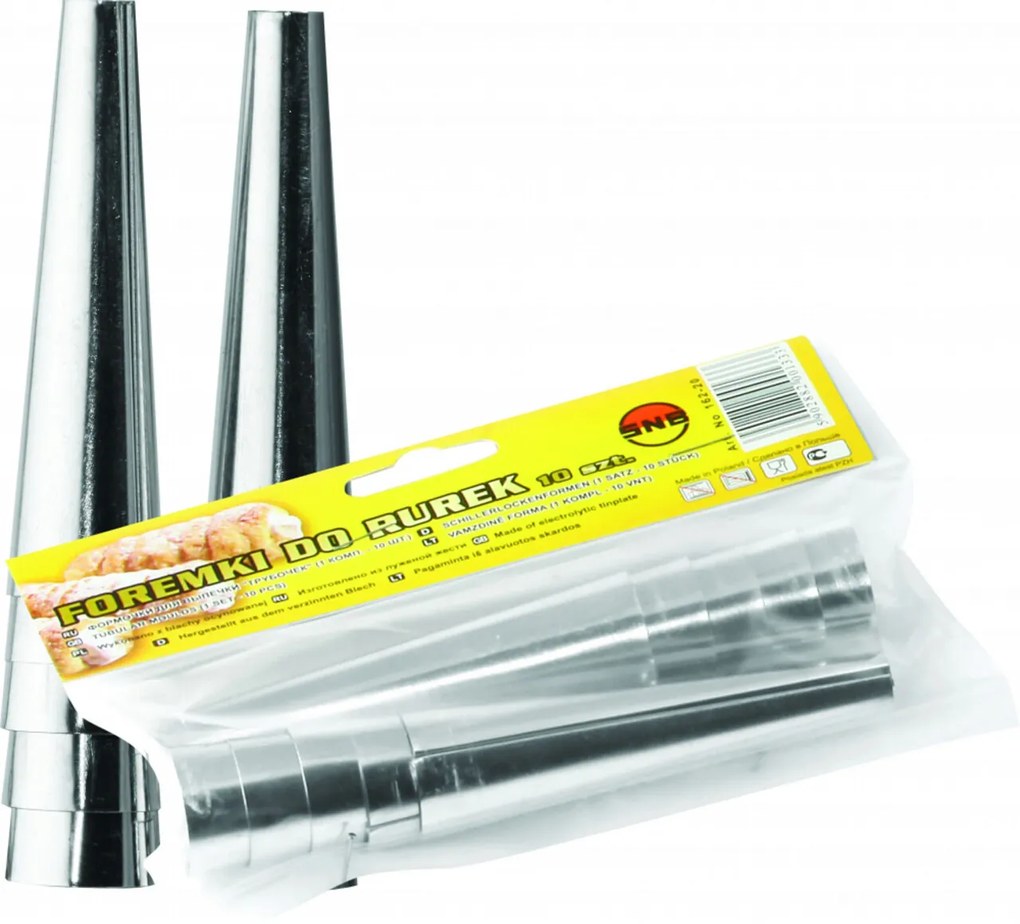 Set forma prajituri rulouri tip Con, 10 piese, SNB