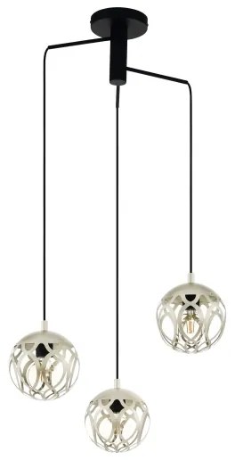 Eglo 99073 - Lustră pe cablu MIRTAZZA 3xE27/60W/230V