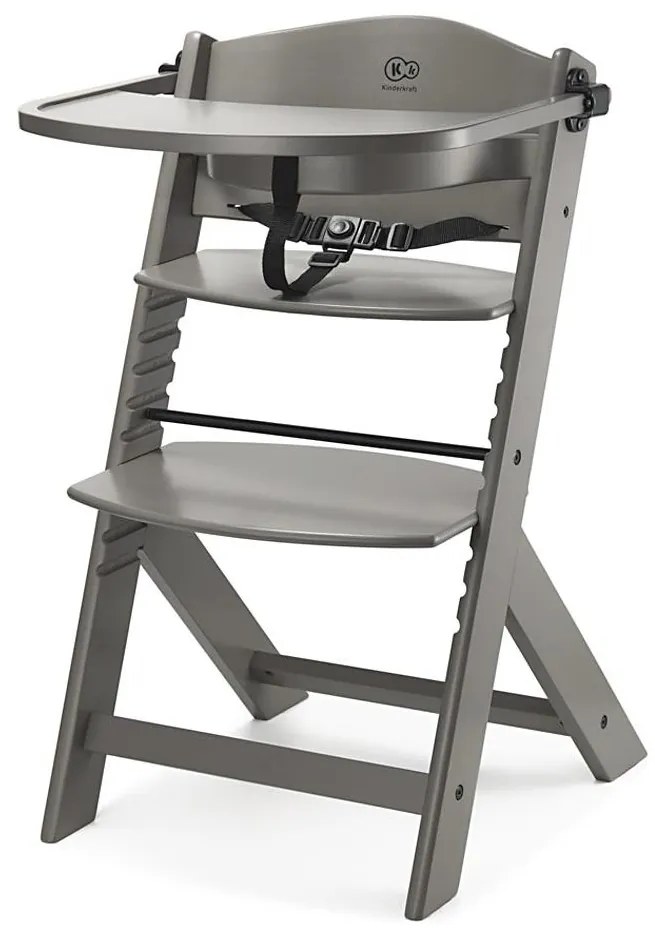 KINDERKRAFT - Scaun de masă pentru copii ENOCK gri
