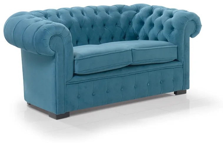 Canapea Chesterfield cu 2 locuri La comanda, orice culoare., 97 cm, 164 cm, 74 cm, Stofa