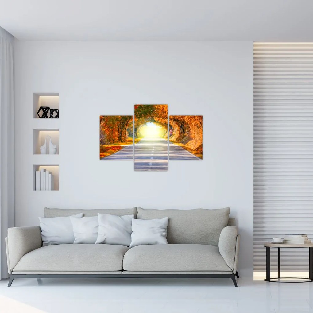 Tablou - Poarta din copaci (90x60 cm)
