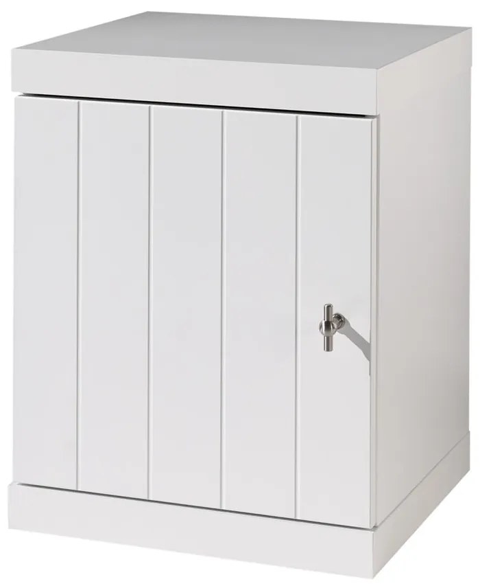 Noptieră pentru copii Vipack Robin, lățime 44 cm, alb