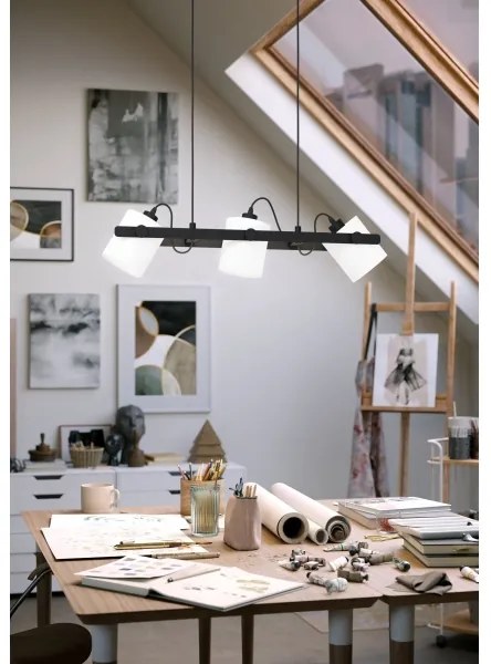 Eglo 43426 - Lustră pe cablu HORNWOOD 1 3xE27/28W/230V