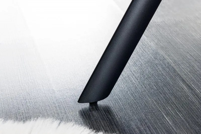 Banca tapitata Papillon 165cm tesatura plata antracit