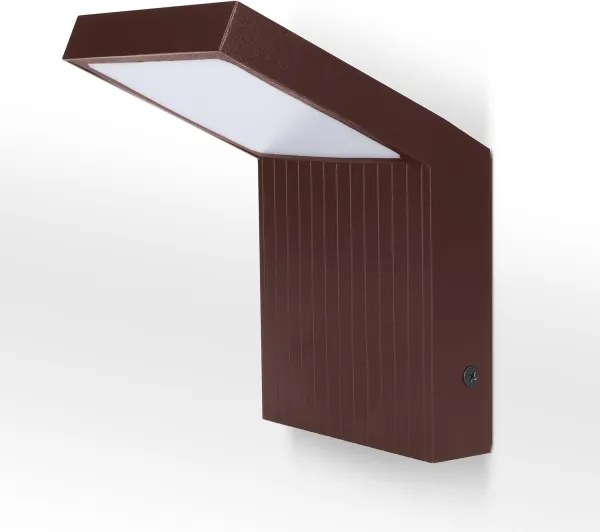 Brilagi - Aplica de perete LED de exterior RIANO LED/8W/230V maro IP65