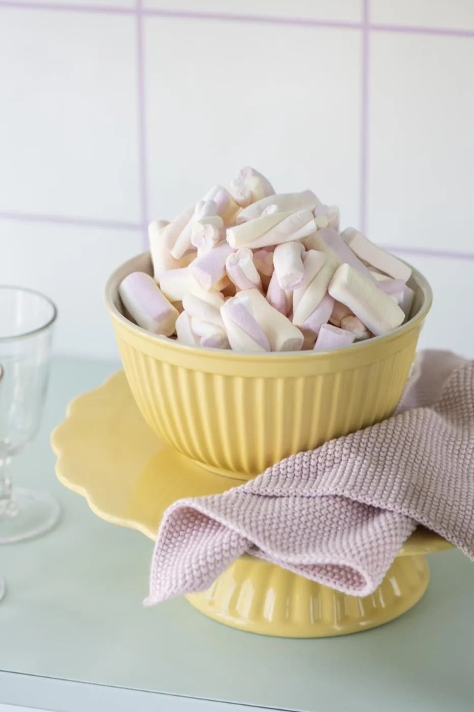 Boluri ceramice galbene MYNTE LEMONADE, set 3 buc.