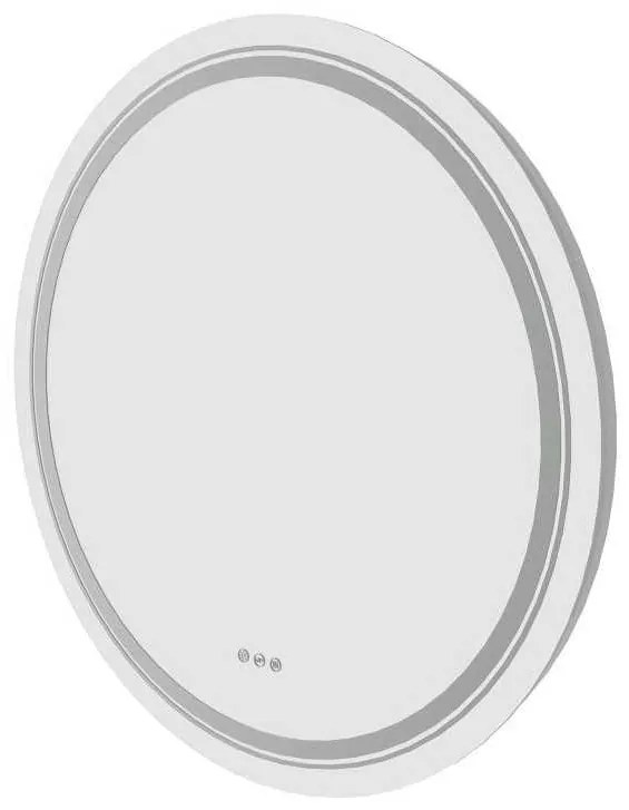 Oglindă Amyra cu iluminare LED 60 cm, argint