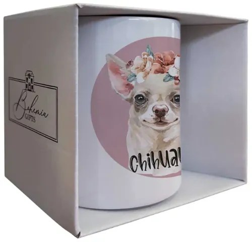 Bohemia Gifts Cană din ceramică - Chihuahua, 350ml