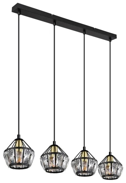 Lustră pe cablu LOIS 4xE14/40W/230V Globo 54359-4H