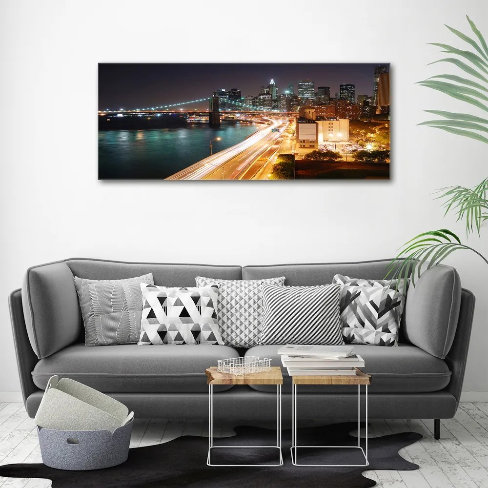 Tablou canvas New york, pe timp de noapte
