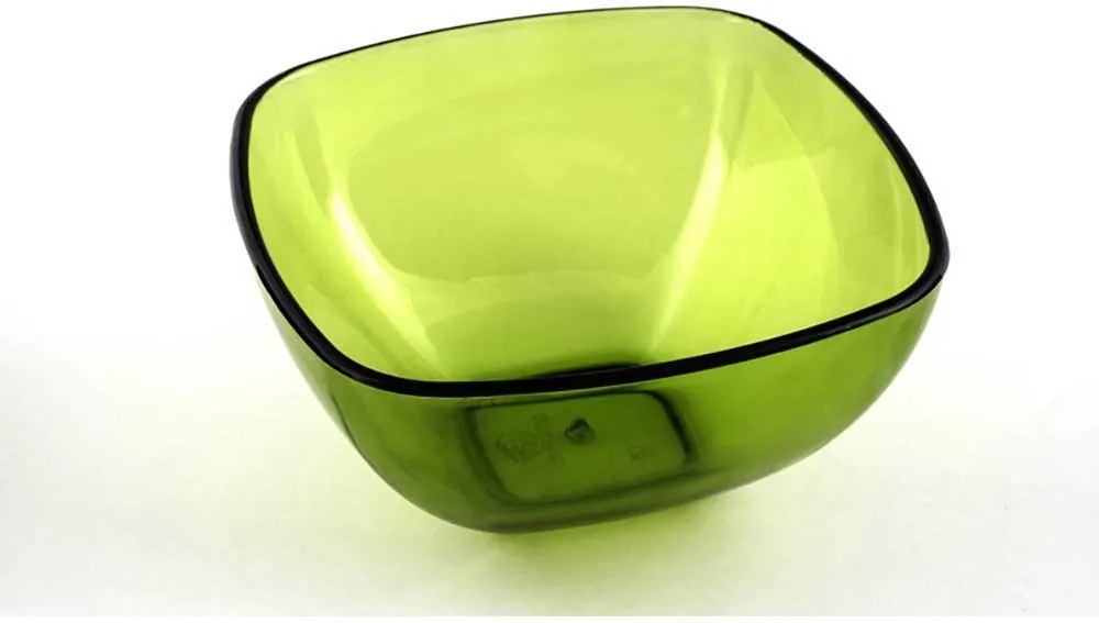 BOL PATRAT ACRIL VERDE 18,6 CM