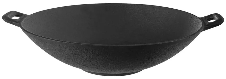 Tigaie tip wok din fontă ø 30 cm Litina – Orion