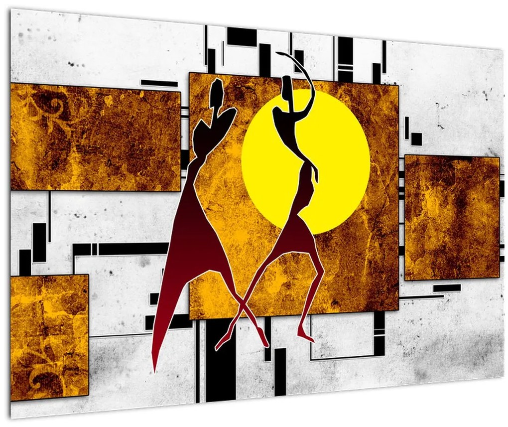 Tablou cu pictură epochală străveche (90x60 cm)