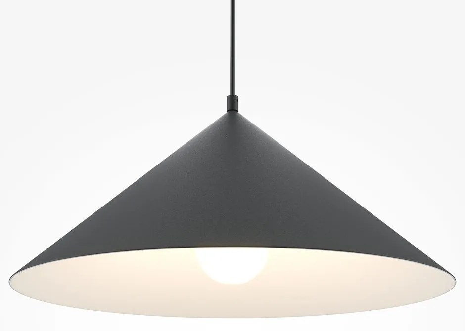 Lustra/Pendul metalic Basic D-35cm negru