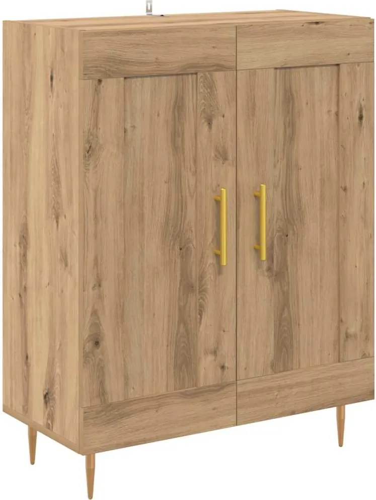 vidaXL Bufet Stejar Artizanal 69,5 x 34 x 90 cm