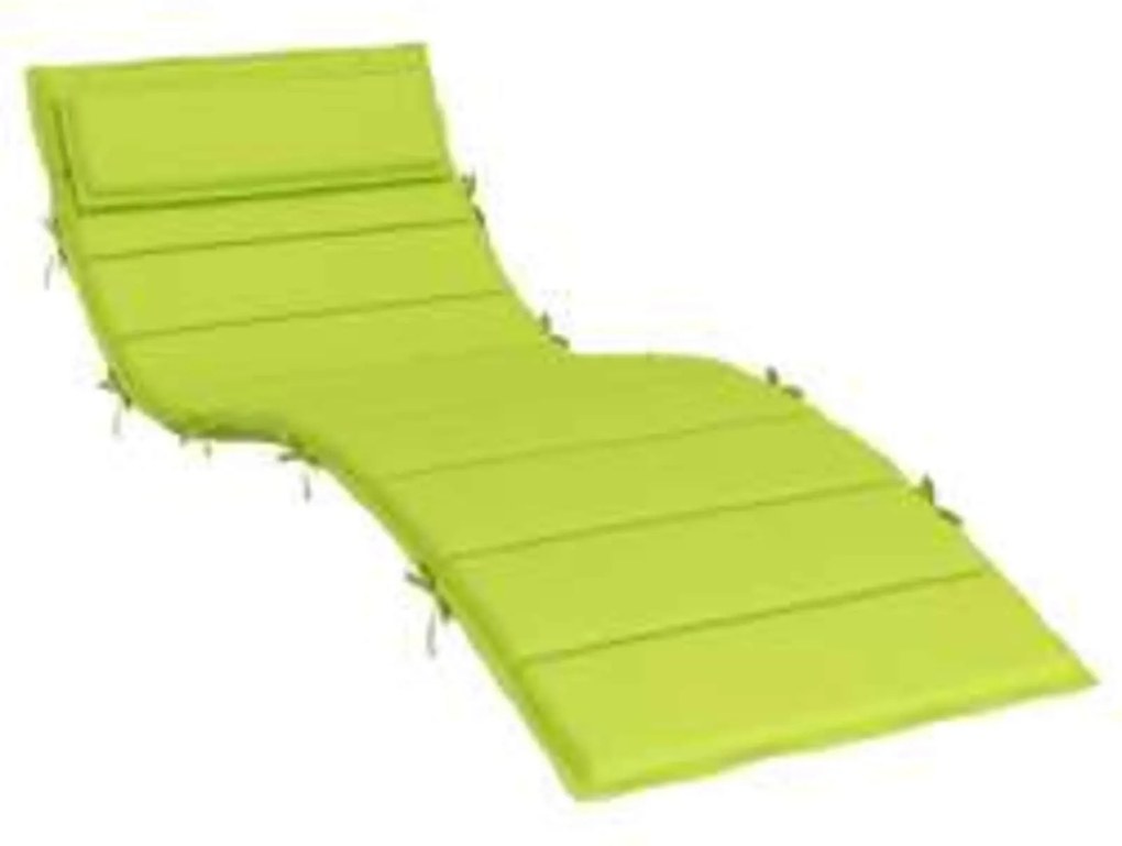 vidaXL Perna de șezlong pentru soare Verde 178 x 60 x 4 cm
