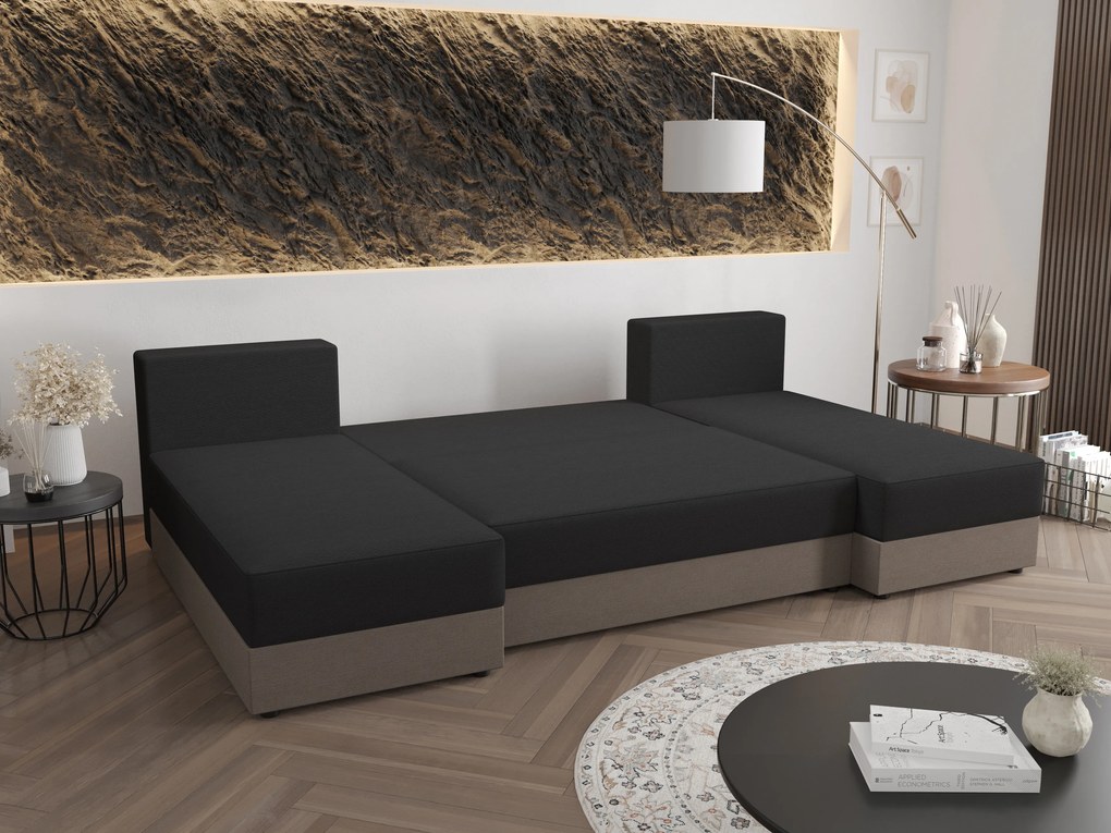 Colțar în formă de U Radiant U1 (Negru + Gri închis). 1057505