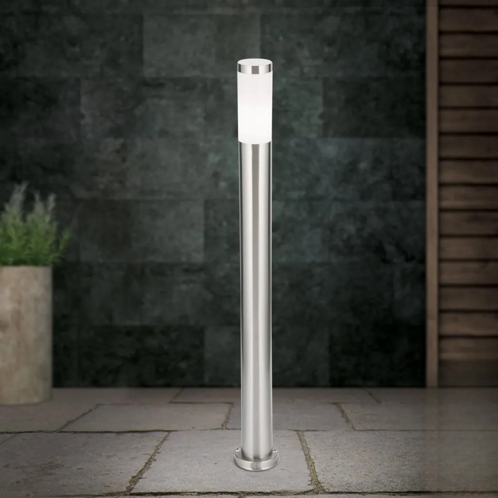 Stalp iluminat exterior IP44 H100cm Pleno AL 11-1131/1 Edelstahl OR