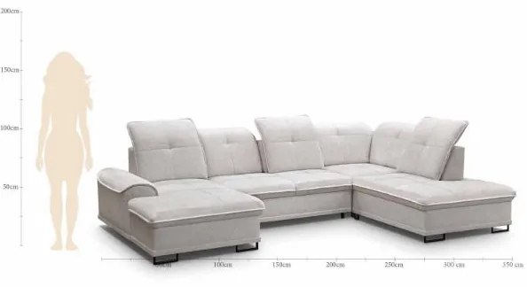 Coltar extensibil forma U bej Boss