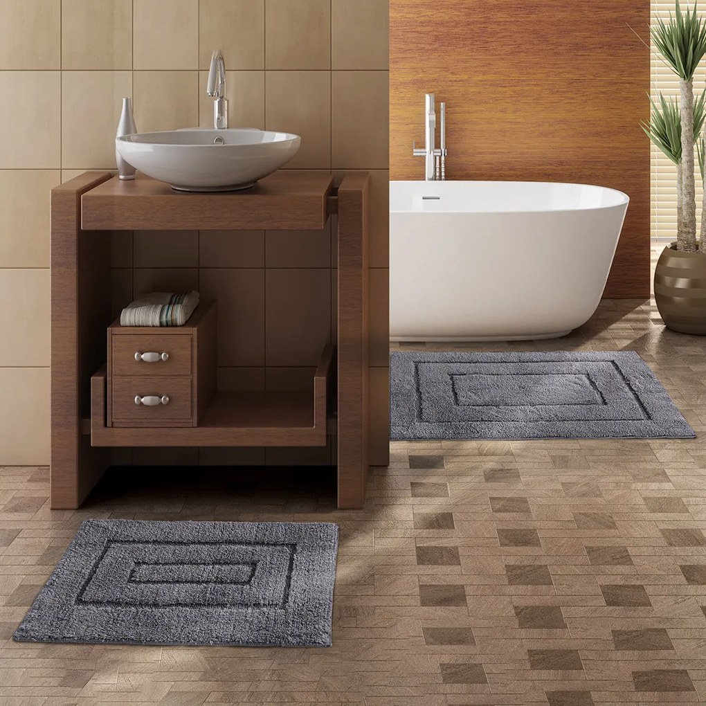 Set de covoare de baie 4Home Retta , 50 x 60 cm,60 x 100 cm