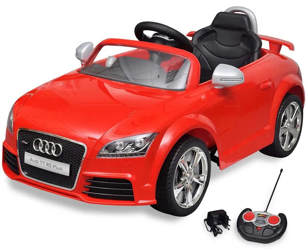 Masinuta pentru copii Audi TT RS, cu telecomanda, rosu