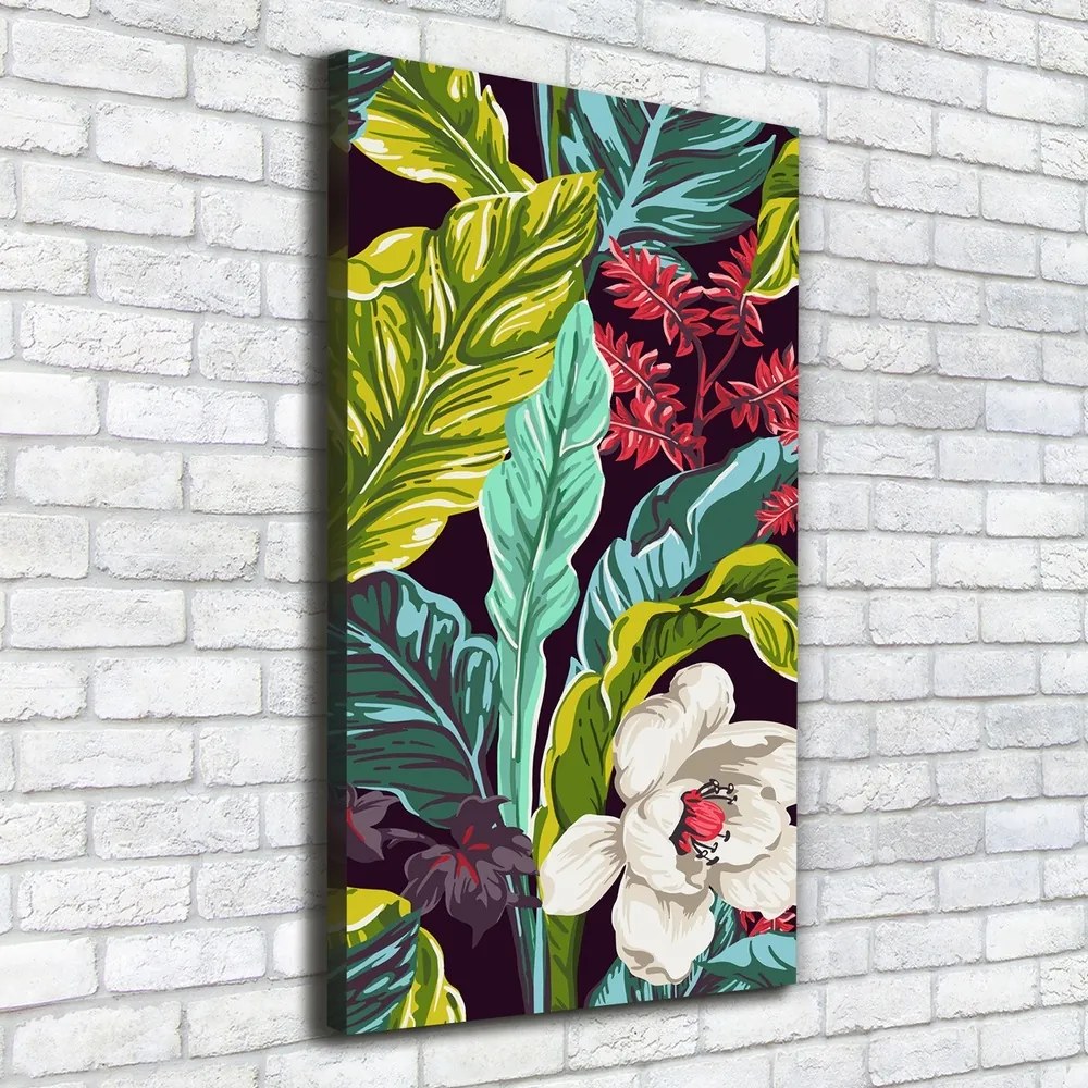 Print pe canvas Flori tropicale