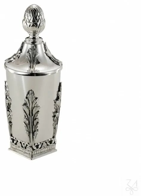 Pahar argint masiv cu capac Acanthus