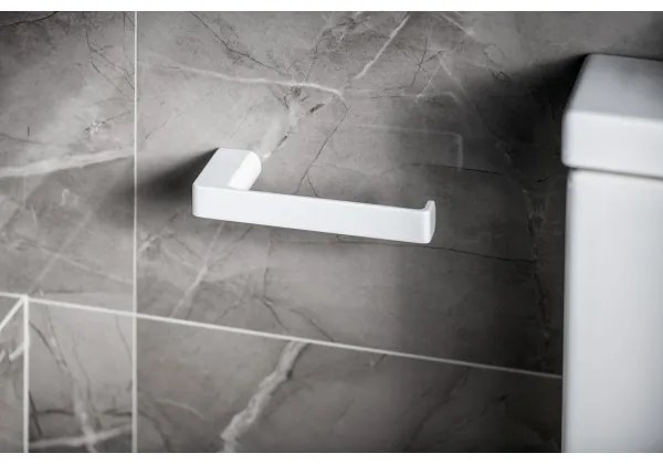 Gedy - Suport pentru hârtie igienică PIRENEI, alb mat