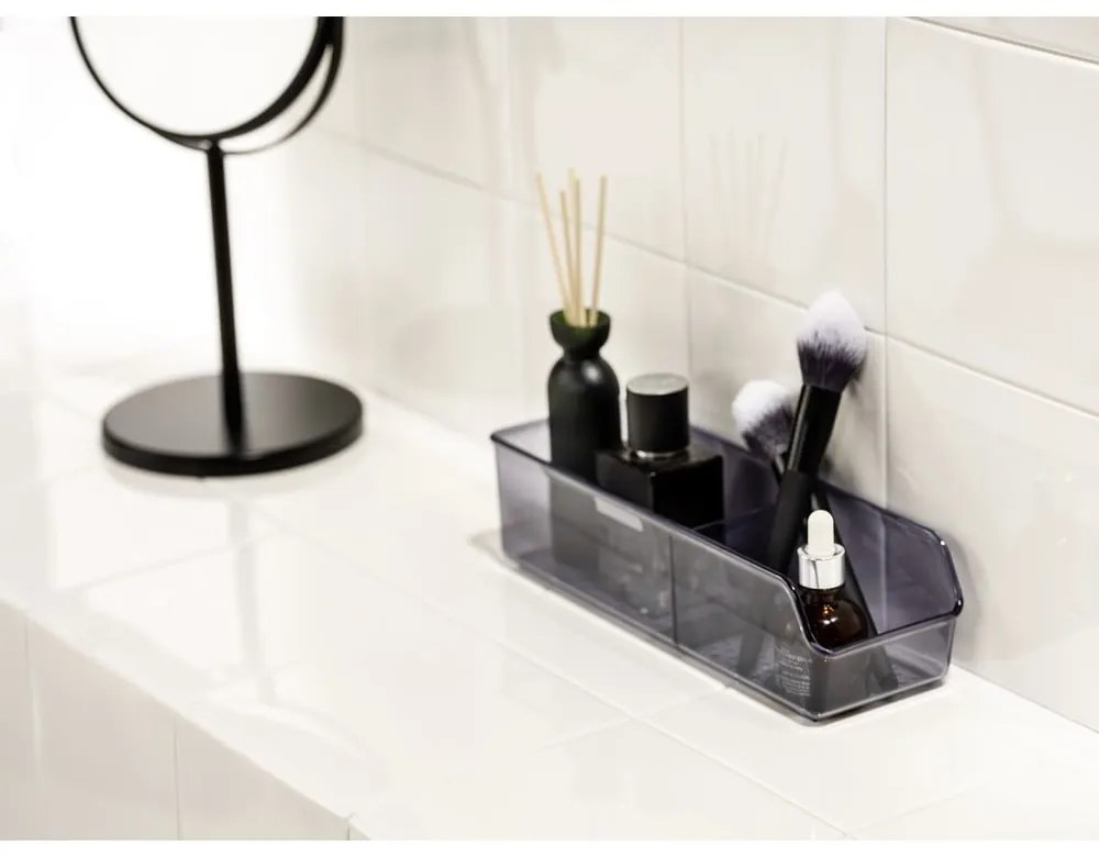 Organizator de baie gri din plastic reciclat San Diego – Wenko