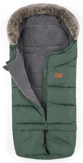 SET sac pentru cărucior 4 în 1 PETITE&MARS ARCTIC + mănuși pentru cărucior Veritable Khaki