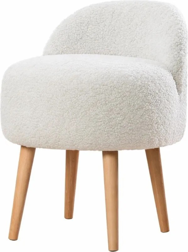 Taburet alb Rufmee – Artie