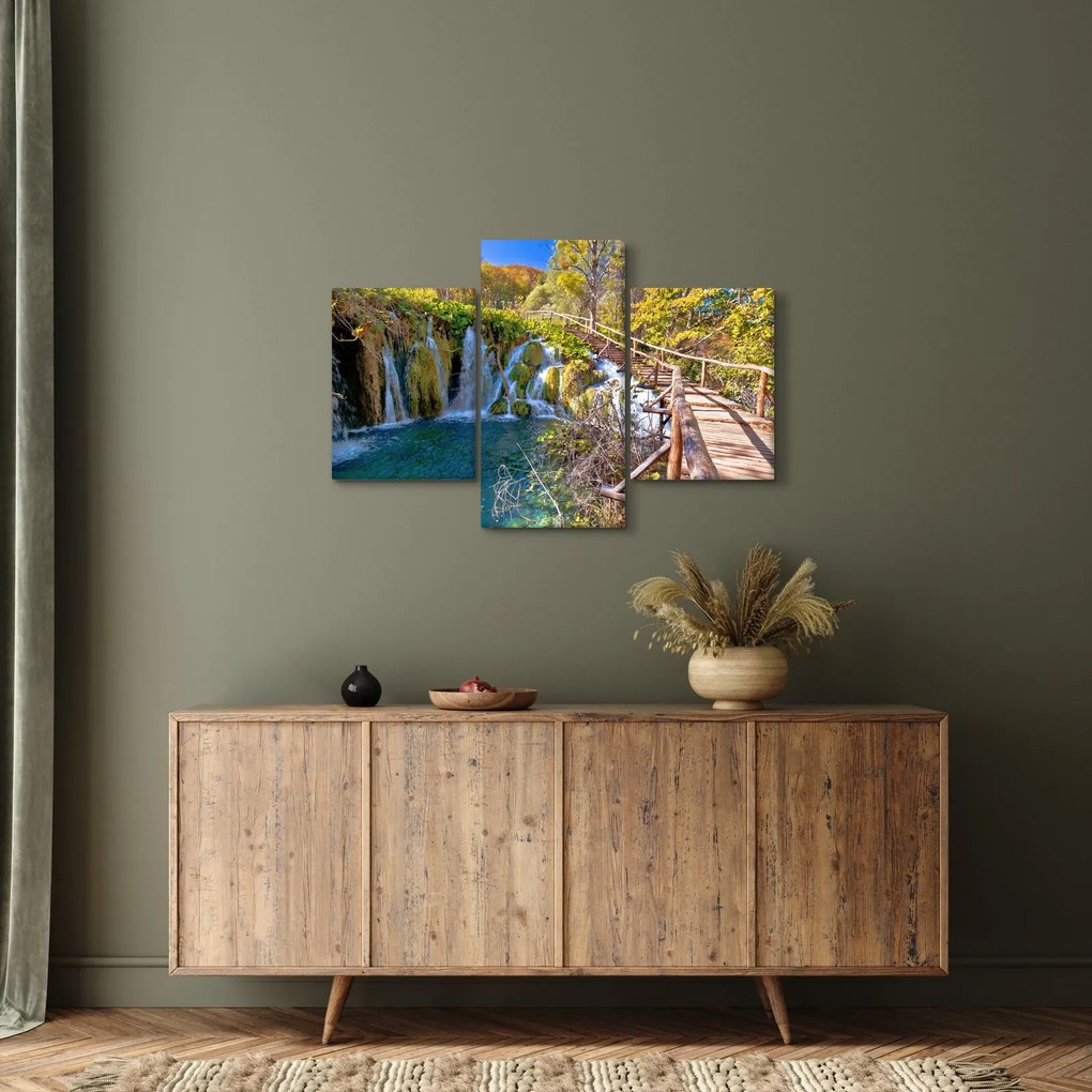 Tablou - Intrare in cascade (90x60 cm)