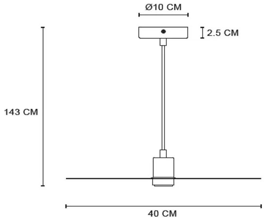Lustră pe cablu OLENNA 1xE27/40W/230V Lucide 05431/01/02