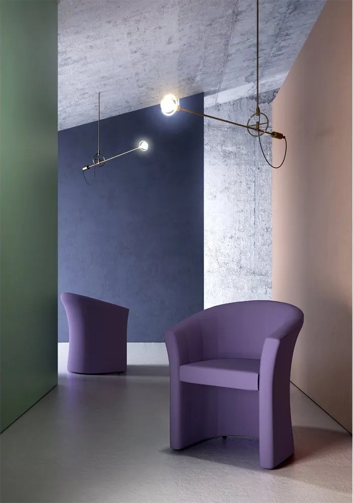 Fotoliu lemn masiv Kosa – design curbat complet tapitat picioare fixe