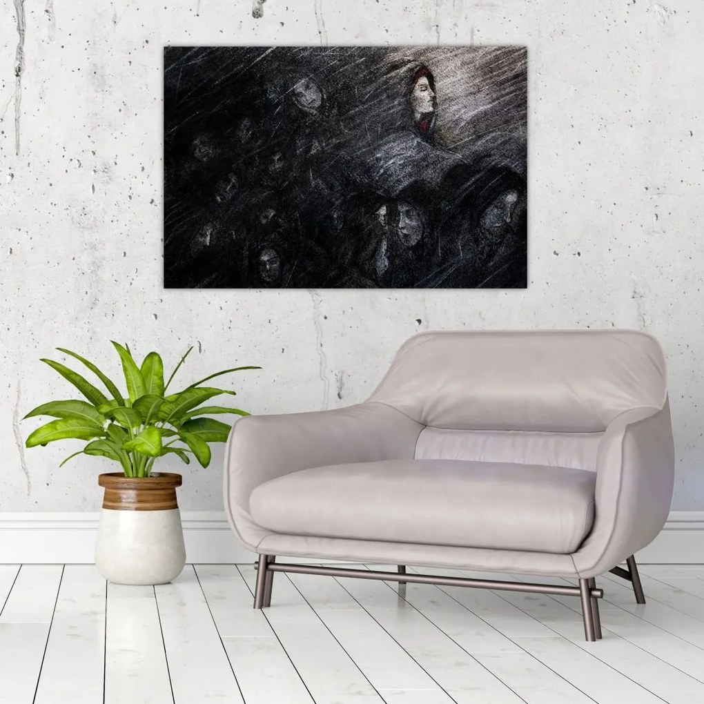 Tablou - Tristețe și renunțare (90x60 cm)