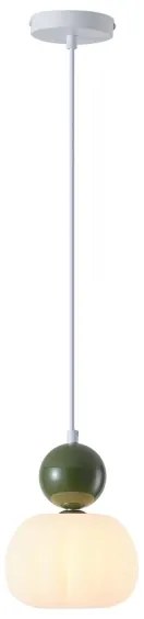 Lustră pe cablu 1xG9/7W/230V alb/verde