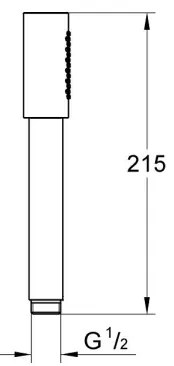 GROHE 28034000 - para de duș SENA, crom lucios